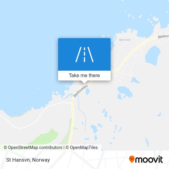 St Hansvn map