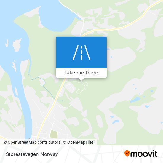 Storestevegen map