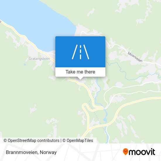 Brannmoveien map