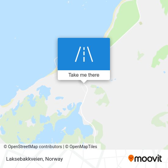 Laksebakkveien map