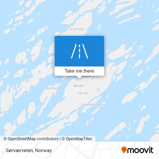 Sørværveien map