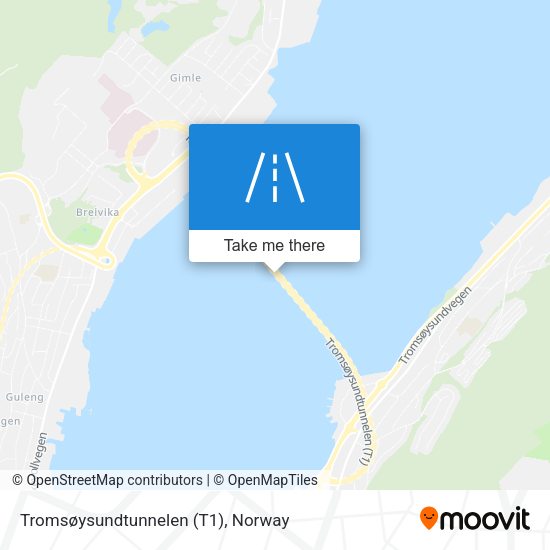 Tromsøysundtunnelen (T1) map