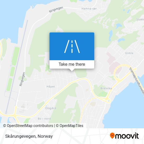 Skårungevegen map