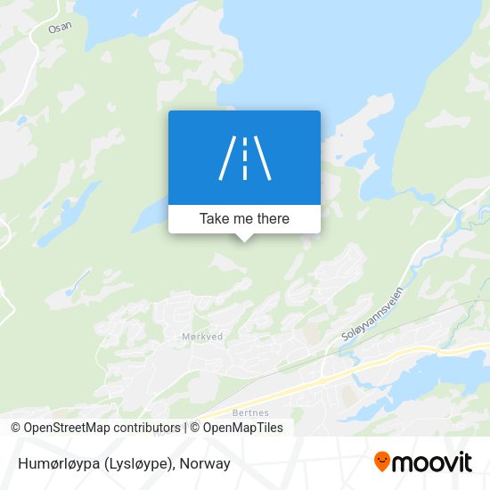 Humørløypa (Lysløype) map