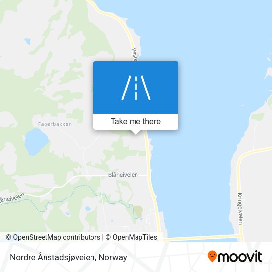 Nordre Ånstadsjøveien map