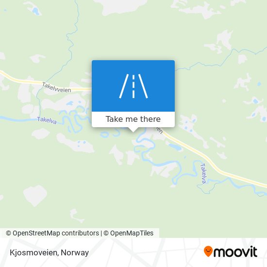 Kjosmoveien map