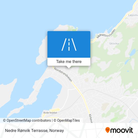 Nedre Rønvik Terrasse map