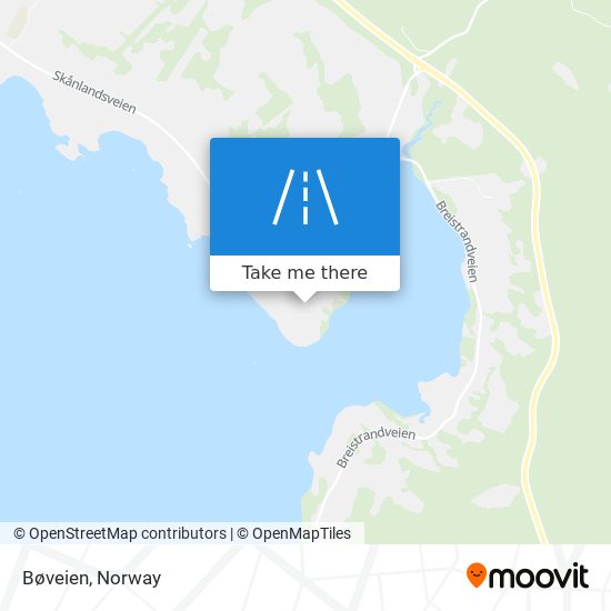 Bøveien map