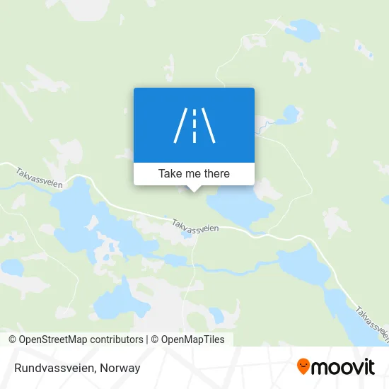 Rundvassveien map