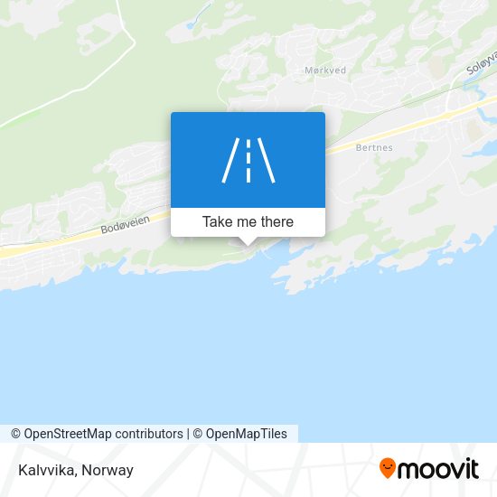 Kalvvika map