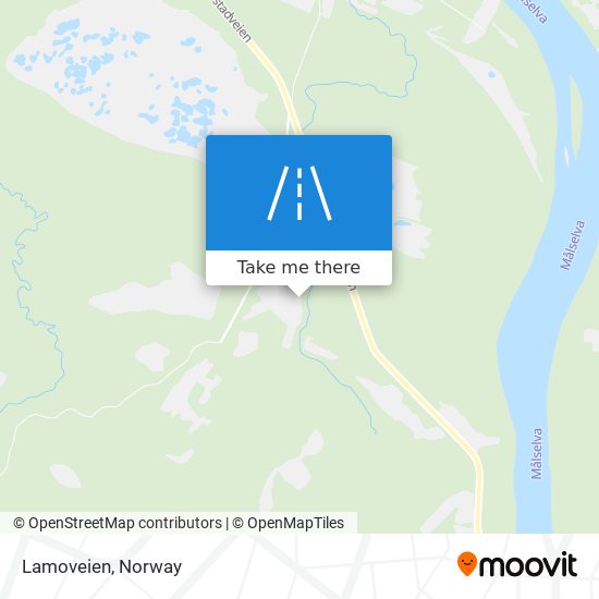 Lamoveien map