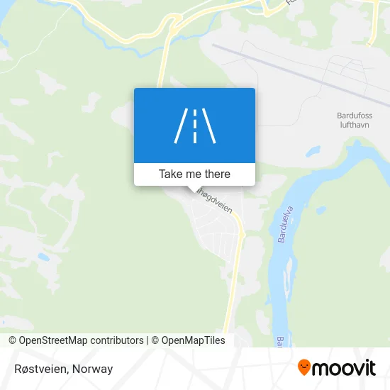 Røstveien map