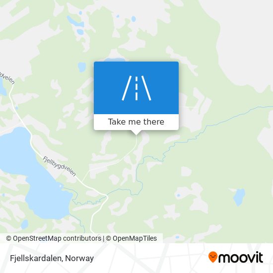 Fjellskardalen map