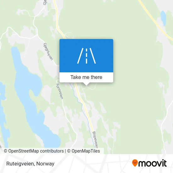 Ruteigveien map