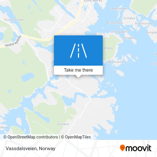 Vassdalsveien map