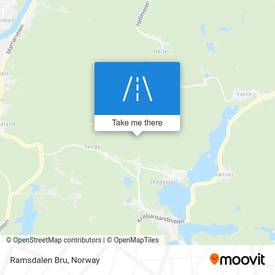 Ramsdalen Bru map