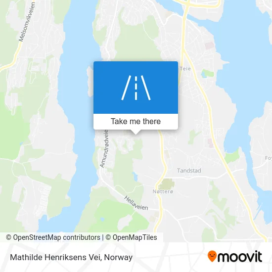 Mathilde Henriksens Vei map