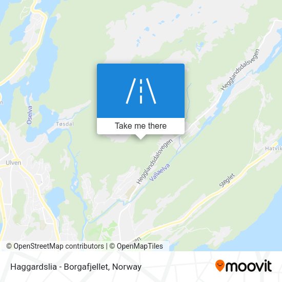 Haggardslia - Borgafjellet map