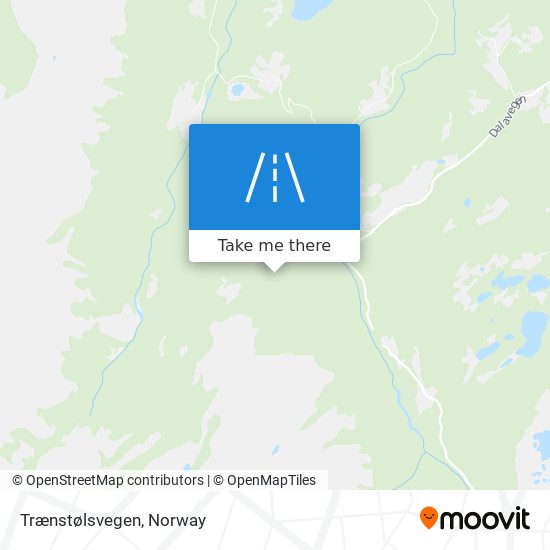 Trænstølsvegen map