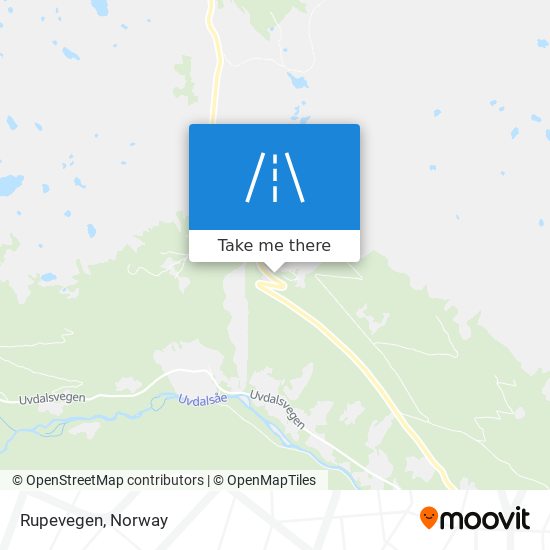 Rupevegen map