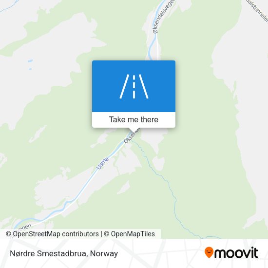 Nørdre Smestadbrua map