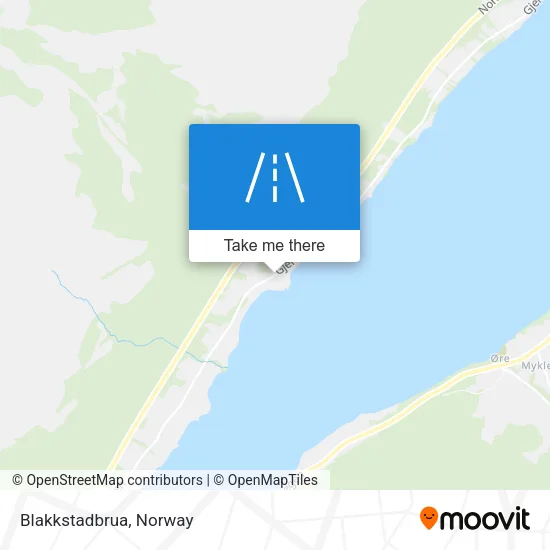 Blakkstadbrua map