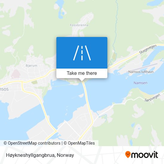 Høykneshyllgangbrua map