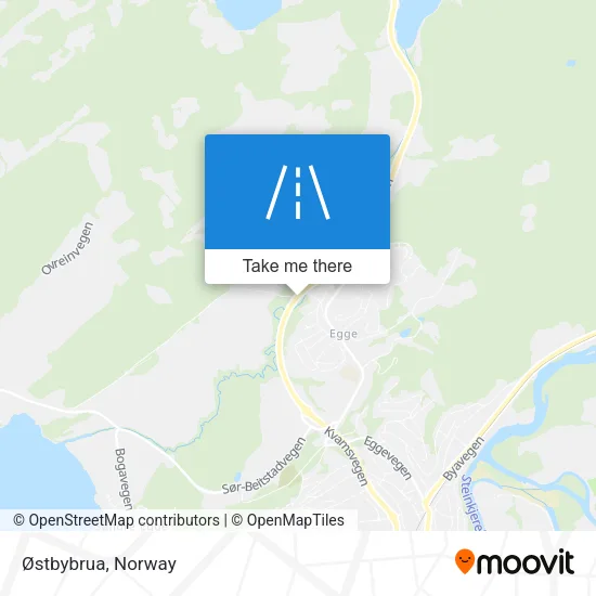 Østbybrua map