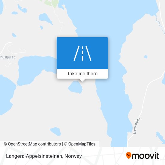 Langøra-Appelsinsteinen map