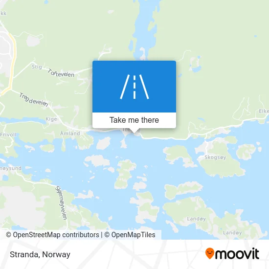 Stranda map