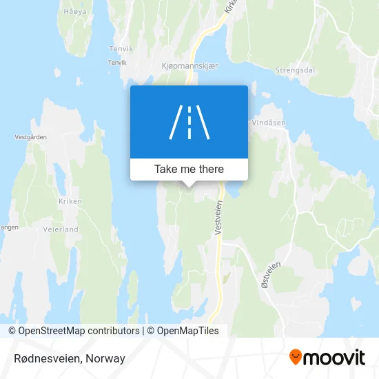 Rødnesveien map