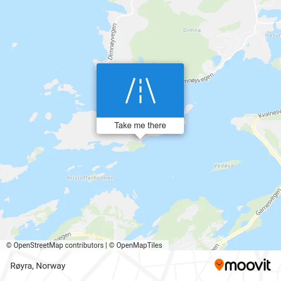 Røyra map