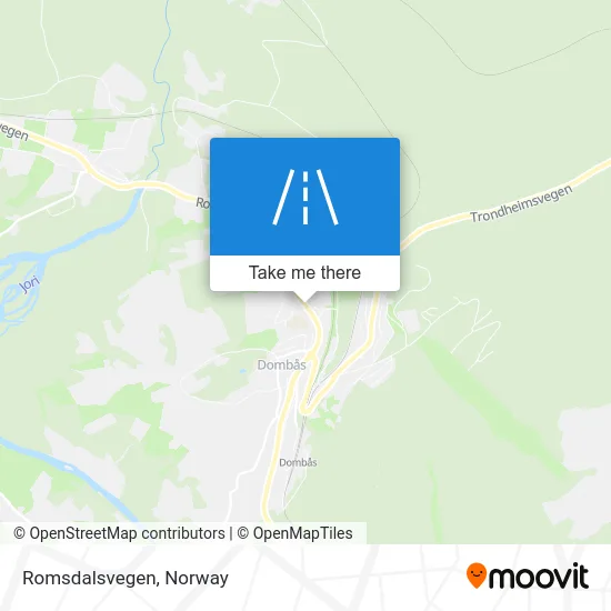 Romsdalsvegen map