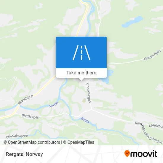 Rørgata map