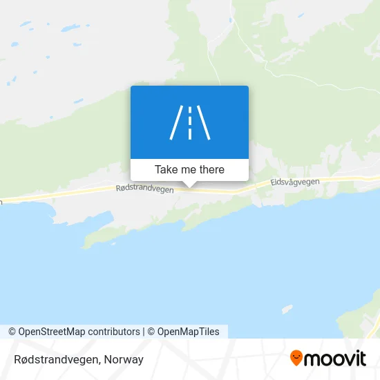 Rødstrandvegen map