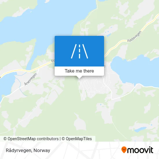 Rådyrvegen map