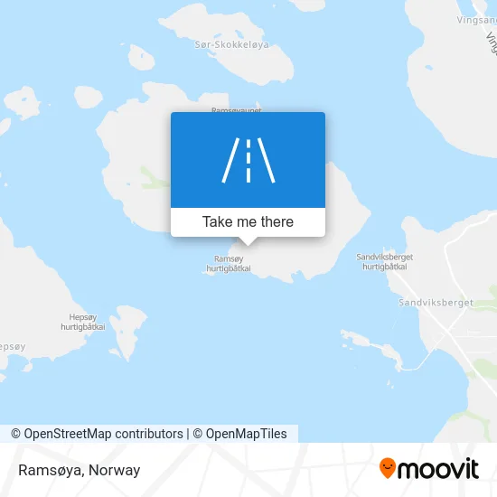 Ramsøya map