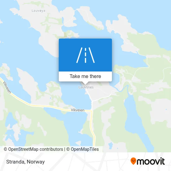 Stranda map