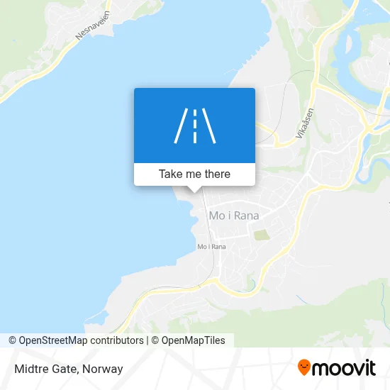 Midtre Gate map