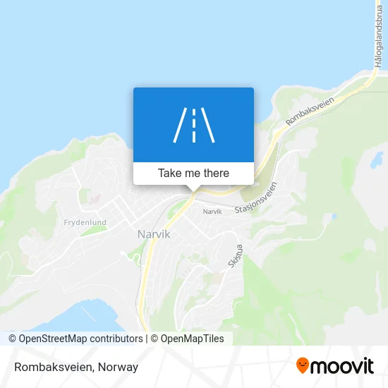 Rombaksveien map