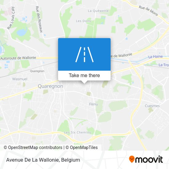 Avenue De La Wallonie plan