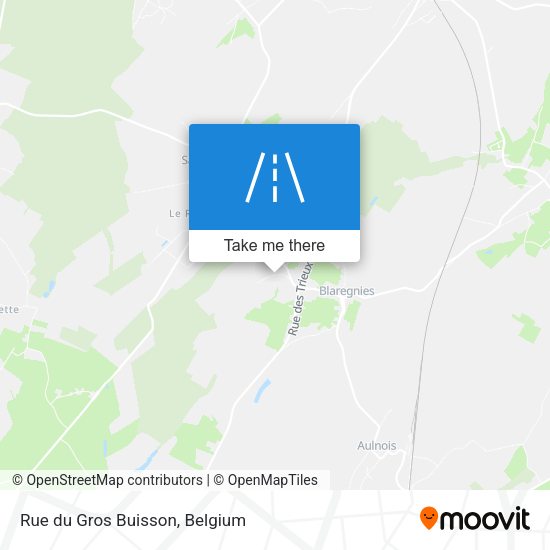 Rue du Gros Buisson plan