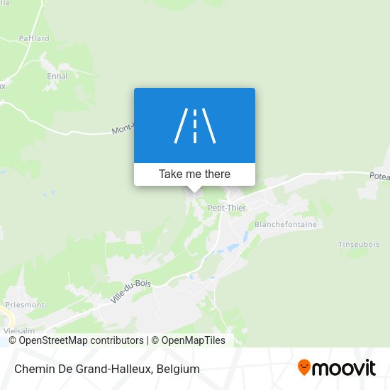 Chemin De Grand-Halleux plan