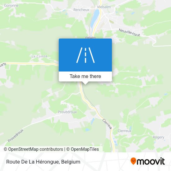Route De La Hérongue map