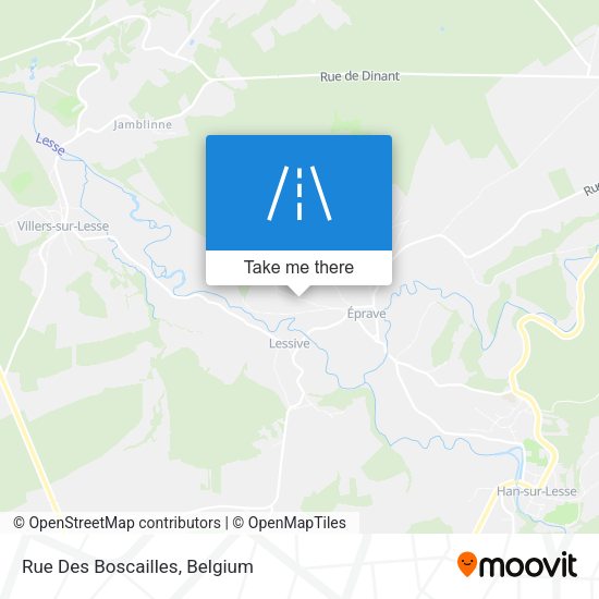 Rue Des Boscailles plan