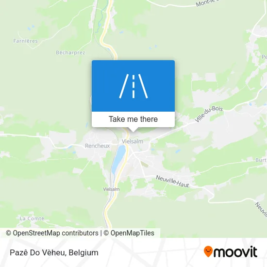 Pazê Do Vèheu map