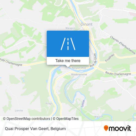Quai Prosper Van Geert map