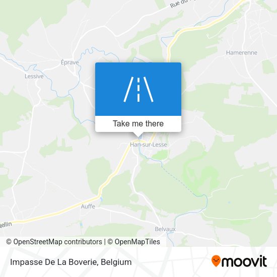 Impasse De La Boverie map