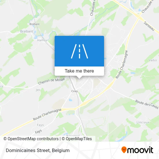 Dominicaines Street map