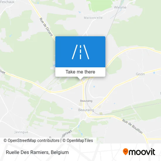 Des Ramiers Alley map